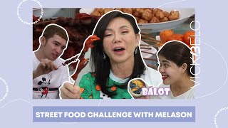 Street Food Challenge with Melason  Vicki Belo [upl. by Brynn]