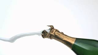 Slow Motion Champagne Bottle Opening HD with Video Footage Views of Cork Popping Slow Mo from Magnum [upl. by Leavitt]