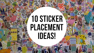 How to Use Your Stickers 10 Sticker Placement Ideas [upl. by Veronica]