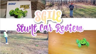 SGILE 4WD RC STUNT CAR REVIEW [upl. by Llatsyrc]