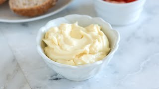 FailProof Homemade Mayonnaise Recipe [upl. by Hewart803]