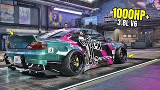 Need for Speed Heat Gameplay  1000HP NISSAN SILVIA SPECR AERO Customization  Max Build 400 [upl. by Mort]