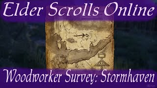 Woodworker Survey Stormhaven Elder Scrolls Online [upl. by Eltsyrhc]