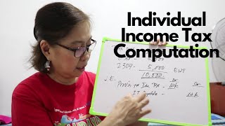 How To Compute Individual Income Tax Train LawPhl [upl. by Ahsekim]