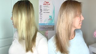 Wella T18 Toner Before and After [upl. by Allie]