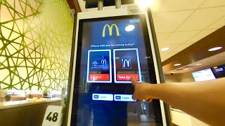 Using the SelfService Kiosk at McDonalds [upl. by Endora]