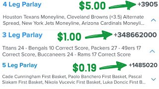 CRAZIEST BETTING PARLAY WINS [upl. by Blodgett485]