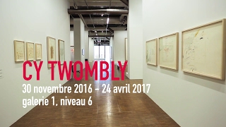 Bandeannonce  Cy Twombly  Exposition  Centre Pompidou [upl. by Ayhtin]