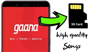 How To Songs Download in SD Card from Gaana App Gaana Mp3 Mein Kaise Download Karein [upl. by Fletcher2]