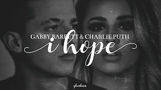 gabby barrett amp charlie puth  i hope lyrics [upl. by Earehs128]