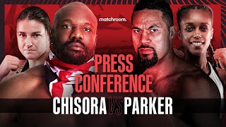 Derek Chisora vs Joseph Parker plus undercard press conference [upl. by Ayhtnic531]