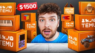 I Opened 1500 Worth of Scam Temu Products [upl. by Eiramacissej]