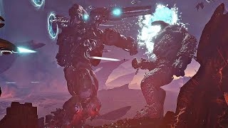 DOOM ETERNAL  Demons Fight Humans War Full Scene Ancient Gods Part 2 [upl. by Krystyna]