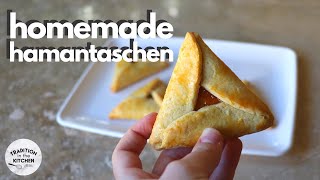 Homemade HAMANTASCHEN Recipe  Tradition in the Kitchen [upl. by Esorlatsyrc]