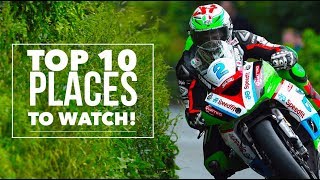 Isle of Man TT Top 10 Places to Watch  BikeSocial [upl. by Neit]