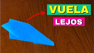 Como Hacer un Avión de Papel que VUELA MUCHO y LEJOS [upl. by Annaeerb66]