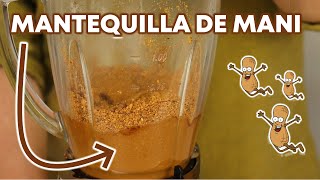 Como hacer Mantequilla de Maní Casera [upl. by Arleyne]