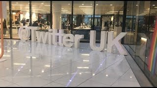 Visiting Twitter HQ in London Tour of Twitters Office [upl. by Seabrooke]