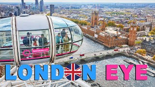 London Eye View  London Eye Ride  Lodon Eye Tour [upl. by Ofilia130]