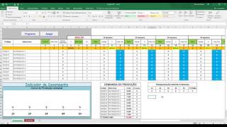 Planilha Plano e Planejamento de Produção [upl. by Disharoon]