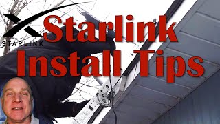 Starlink Satellite Internet Installation demo and tips [upl. by Mittel]