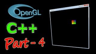 OpenGL Tutorial  4  Color and Translation  OpenGL in C with the GLUT library [upl. by Airotal]