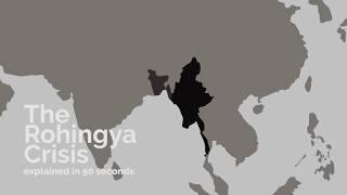 The Rohingya Crisis in 90 Seconds [upl. by Lanos623]