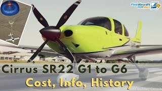 Cirrus SR22 G1G6 2020 Info Cost Variants History [upl. by Rases]