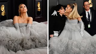 Ariana Grande SLAYS in DRAMATIC Gown  GRAMMYs 2020 [upl. by Hamann]