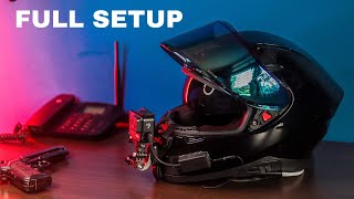 AXOR Helmet GoPro Setup with MIC  T mix V [upl. by Eldnik]