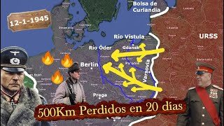 La Brutal Ofensiva Soviética del Vístula Óder que los Posicionó a 70Km de Berlín en Febrero de 1945 [upl. by Anahsor241]