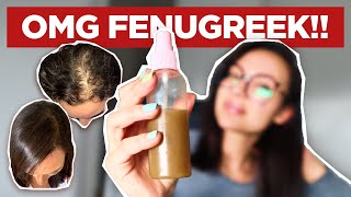 THE RIGHT WAY TO USE FENUGREEK FOR HAIR GROWTH AND HAIR LOSS I was blown away by the results [upl. by Anibor]