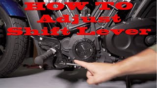 How to adjust a motorcycle shift lever simple amp basic [upl. by Evanthe]