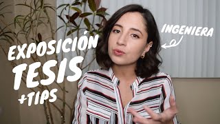 TIPS para LA TESIS Exposición  Tutorial [upl. by Kylie]