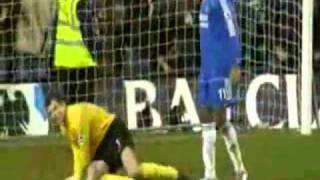 Jens Lehmann Violent Attack  Dive V Chelsea [upl. by Nonnaihr]