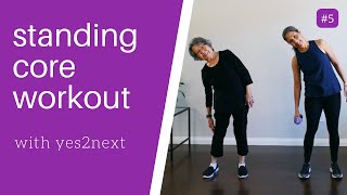 Standing Abs Workout for Seniors Beginner Friendly [upl. by Lewiss783]