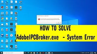 How to solve AdobeIPCBrokerexe System ERROR HOW TO SOLVE EASILY AdobeIPCBrokerexe System ERROR [upl. by Harihs901]