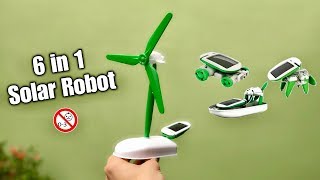 6 In 1 Solar Robot Kit [upl. by Lansing657]