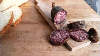 How to make BEEF ITALIAN SALAMI at home [upl. by Hesta]