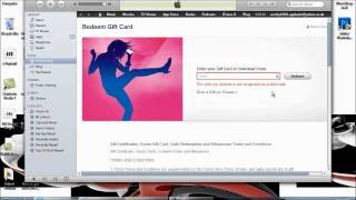 How To Redeem an iTunes Gift Card via PC or Mac [upl. by Ayotnom]