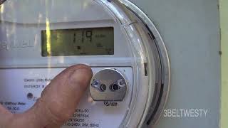 Honeywell A4RES smartmeter Kvarh and Kwhr watthour meter [upl. by Eillod151]