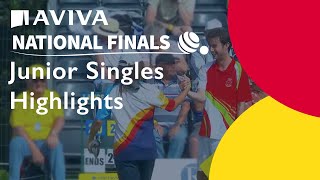 Aviva National Finals  Junior Singles Highlights [upl. by Nylyram]