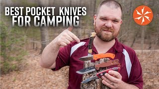 The Best Pocket Knives for Camping Hiking Bushcraft amp Survival at KnifeCentercom [upl. by Akiem]