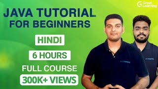 Java Tutorial in Hindi  Master Java in 6 Hours  Java programming for Beginners  Great Learning [upl. by Oleic]