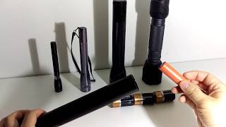 18650 conversion hack for Maglite and Duracell flashlights to replace 3c batteries [upl. by Radnaskela]