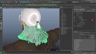 Maya 2017 Update 3 Xgen  Convert to Polygons for Games [upl. by Etnaik]