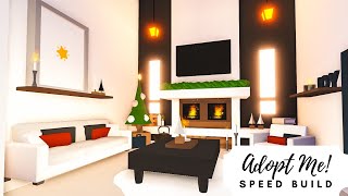 Modern Christmas Family Home Speed Build 🎄 Roblox Adopt Me [upl. by Wilhelmine670]