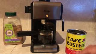 How to use Mr Coffee steam Espresso amp Cappuccino maker [upl. by Penelope]