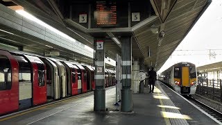 Stansted Express Meets A Tube Train [upl. by Dukie]