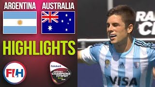 Argentina v Australia  2018 Men’s Hockey Champions Trophy  HIGHLIGHTS [upl. by Akimert]